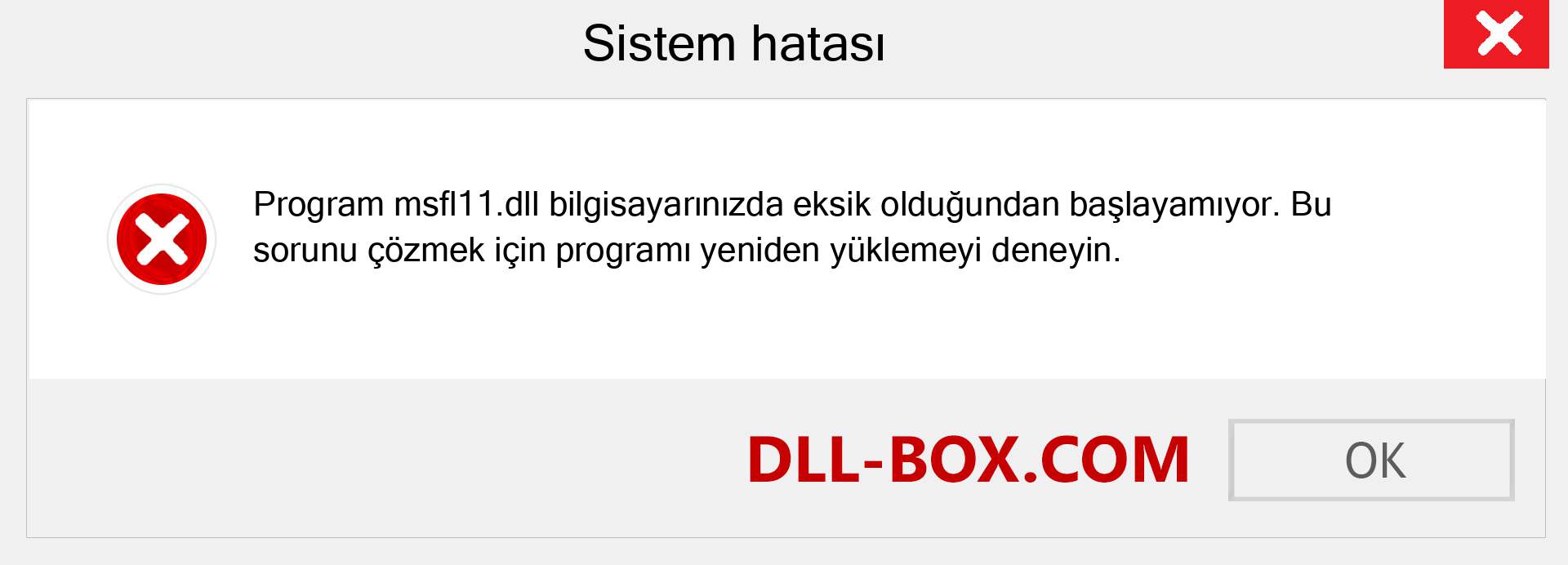 msfl11.dll dosyası eksik mi? Windows 7, 8, 10 için İndirin - Windows'ta msfl11 dll Eksik Hatasını Düzeltin, fotoğraflar, resimler